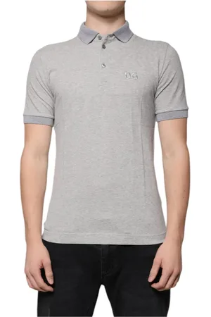 Dolce & Gabbana Heren, Tops, Grijs, Maat: S Katoen