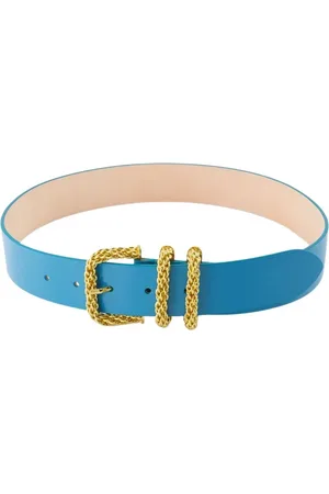 By Far Dames, Accessoires, Blauw, Maat: L Leer