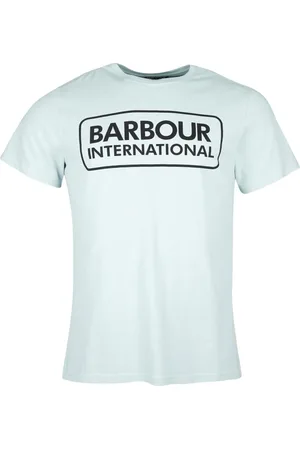 Barbour Heren, Tops, Blauw, Maat: L Katoen