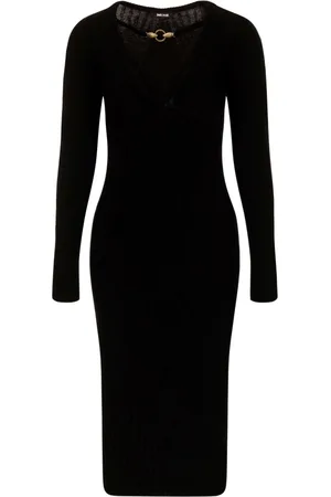 Roberto Cavalli Dames, Jurken, Zwart, Maat: S