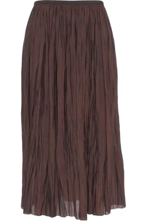 Roberto Collina Dames, Rokken, Bruin, Maat: XS