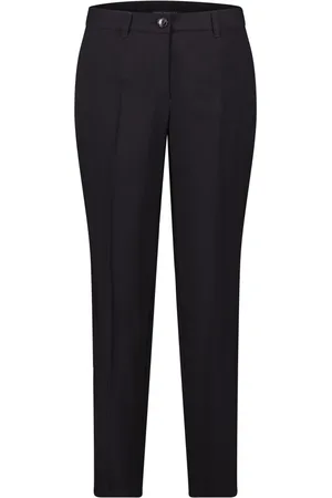 Betty Barclay Dames, Broeken, Zwart, Maat: L