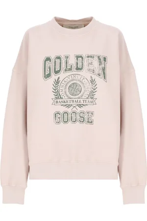 Golden Goose Dames, Sweatshirts & Hoodies, Roze, Maat: M Katoen