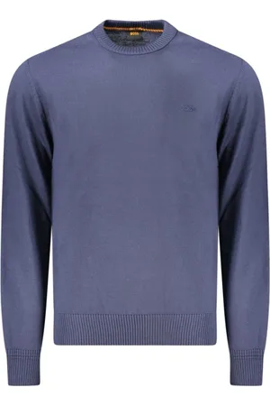 HUGO BOSS Heren, Truien, Blauw, Maat: M Wol