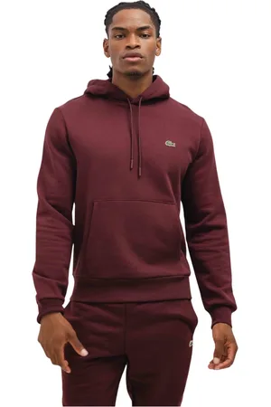 Lacoste Heren, Sweatshirts & Hoodies, Rood, Maat: M Fleece
