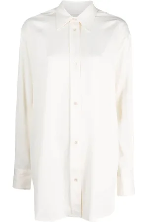 STUDIO NICHOLSON Dames, Blouses & Shirts, Wit, Maat: S