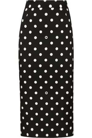 Dolce & Gabbana Dames, Rokken, Zwart, Maat: M Zijde