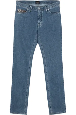 BRIONI Heren, Jeans, Blauw, Maat: W36 Denim