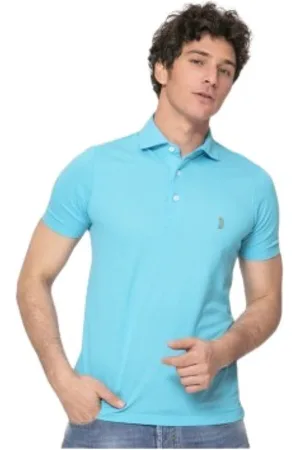 Gran Sasso Heren, Tops, Blauw, Maat: 2XL Katoen