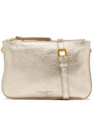 Gianni chiarini Dames, Tassen, Geel, Maat: ONE Size Leer