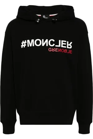 Moncler Heren, Sweatshirts & Hoodies, Zwart, Maat: M Katoen