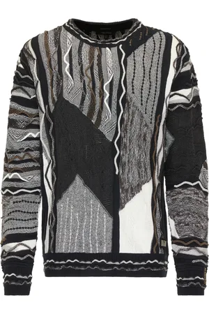Carlo Colucci Heren, Truien, Zwart, Maat: 2XL Katoen