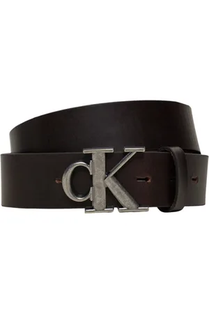 Calvin Klein Heren, Accessoires, Bruin, Maat: 95 CM Leer