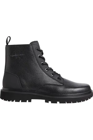 Calvin Klein Heren, Schoenen, Zwart, Maat: 46 EU Leer