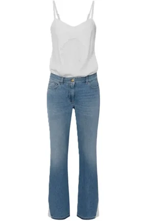 Elisabetta Franchi Dames, Jumpsuits & Playsuits, Wit, Maat: M Katoen
