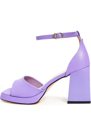 CESARE GASPARI Dames, Schoenen, Paars, Maat: 39 EU Leer