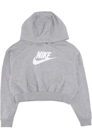 Nike Dames, Sweatshirts & Hoodies, Grijs, Maat: L Katoen