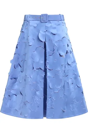 Marni Dames, Rokken, Blauw, Maat: XS Katoen