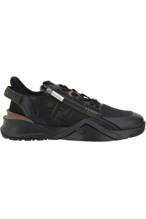 Fendi Heren, Schoenen, Zwart, Maat: 43 EU Polyamide