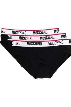 Moschino Heren, Ondergoed, Zwart, Maat: 2XL Katoen
