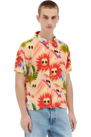Brain Dead Heren, Overhemden, Veelkleurig, Maat: XL Viscose