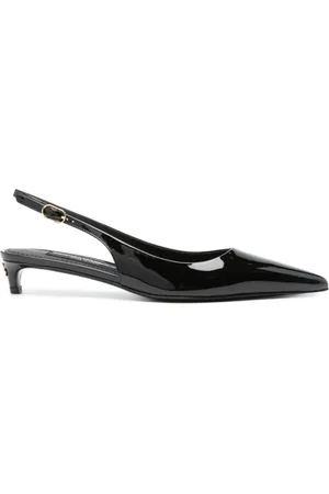 Dolce & Gabbana Dames, Schoenen, Zwart, Maat: 37 1/2 EU Leer
