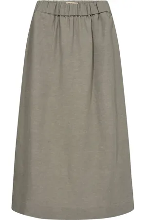 Mos Mosh Dames, Rokken, Groen, Maat: XL Linnen
