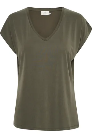 Kaffe Dames, Tops, Groen, Maat: M