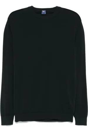FEDELI Heren, Sweatshirts & Hoodies, Zwart, Maat: L