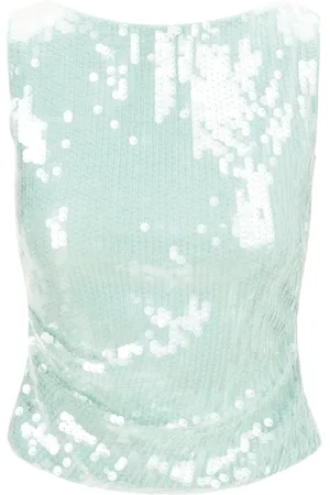 Staud Dames, Tops, Groen, Maat: M Poliester