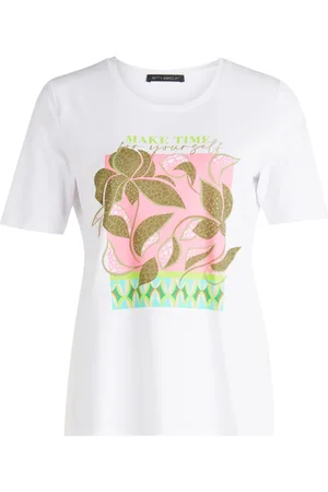 Betty Barclay Dames, Tops, Wit, Maat: L Leer