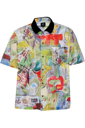 Brain Dead Heren, Overhemden, Veelkleurig, Maat: M