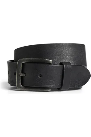 JACK & JONES Heren, Accessoires, Zwart, Maat: 90 CM Leer