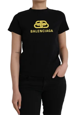 Balenciaga Dames, Tops, Zwart, Maat: S Katoen