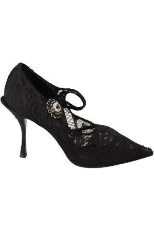 Dolce & Gabbana Dames, Schoenen, Zwart, Maat: 38 EU Nylon