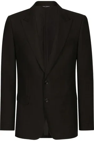 Dolce & Gabbana Heren, Jassen, Zwart, Maat: XL Tweed