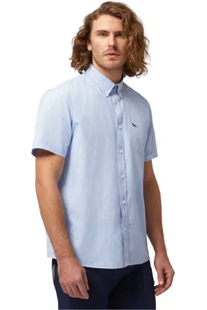 HARMONT&BLAINE Heren, Overhemden, Blauw, Maat: XL Katoen