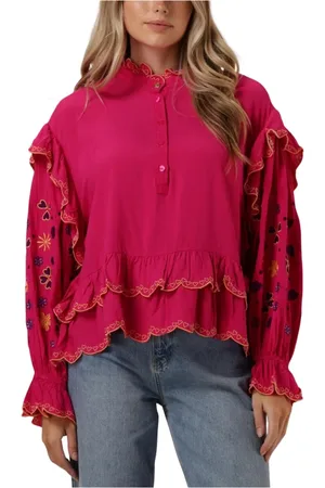 Harper & Yve Dames, Blouses & Shirts, Rood, Maat: S