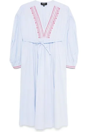 A.P.C. Dames, Jurken, Blauw, Maat: XS