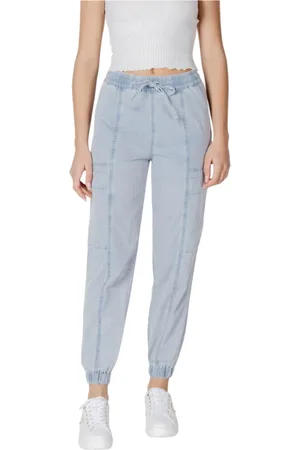 Desigual Dames, Jeans, Blauw, Maat: M Katoen