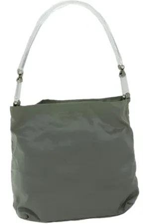 Prada Dames, Pre-owned, Groen, Maat: ONE Size Nylon