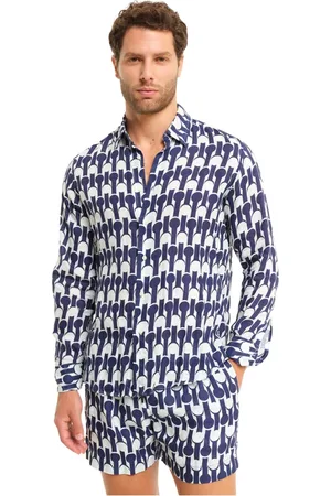 PENINSULA Heren, Overhemden, Veelkleurig, Maat: 2XL Linnen