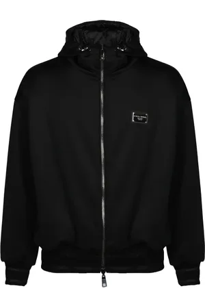 Dolce & Gabbana Heren, Sweatshirts & Hoodies, Zwart, Maat: S Nylon