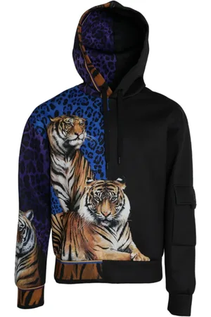 Dolce & Gabbana Heren, Sweatshirts & Hoodies, Veelkleurig, Maat: 2XS Poliester
