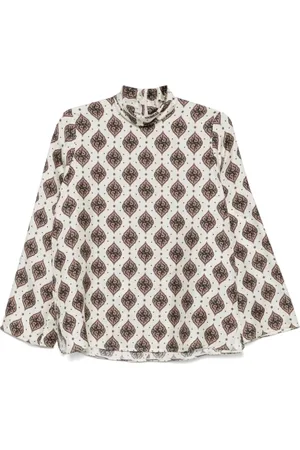 ALBERTO BIANI Dames, Blouses & Shirts, Wit, Maat: M Zijde