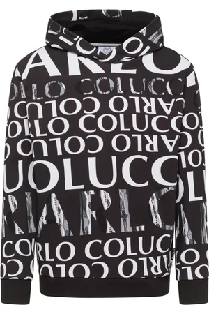 Carlo Colucci Heren, Sweatshirts & Hoodies, Zwart, Maat: M
