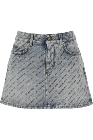 Balenciaga Dames, Rokken, Blauw, Maat: M Denim