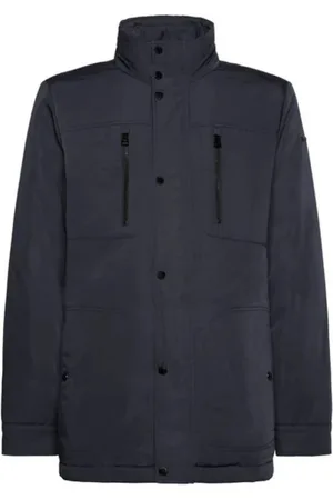 Geox Heren, Jassen, Blauw, Maat: 3XL Polyamide