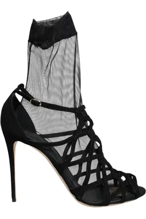 Dolce & Gabbana Dames, Schoenen, Zwart, Maat: 41 EU Leer