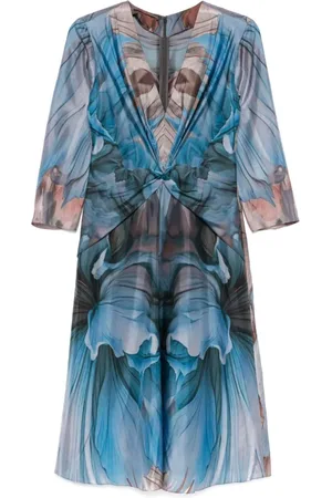 Alberta Ferretti Dames, Jurken, Veelkleurig, Maat: XS